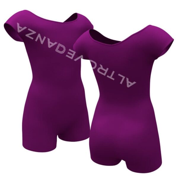 body danza a pantaloncino ptx2404