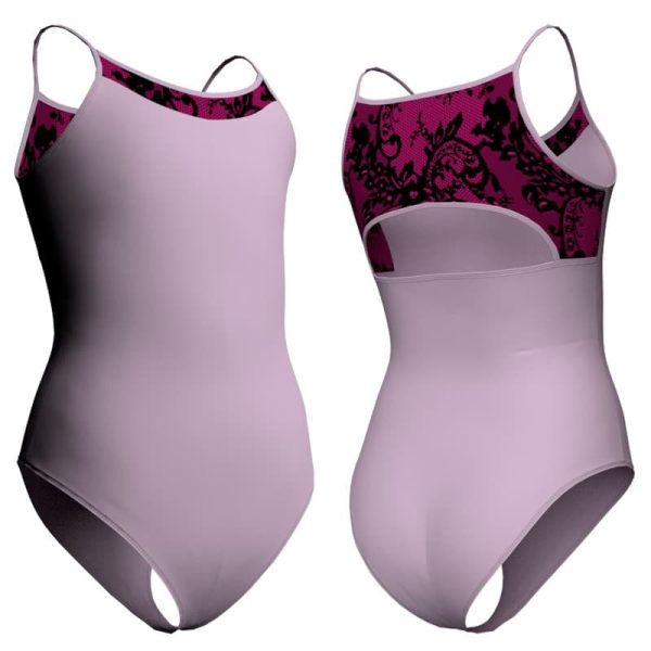 body danza bretelle con inserto belen pbe129