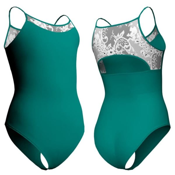 body danza bretelle con inserto belen pbe1291