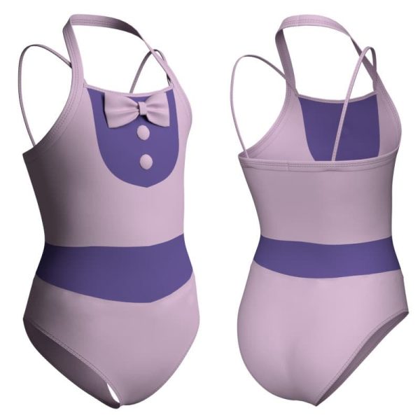 body danza bretelle con inserto plcm10032