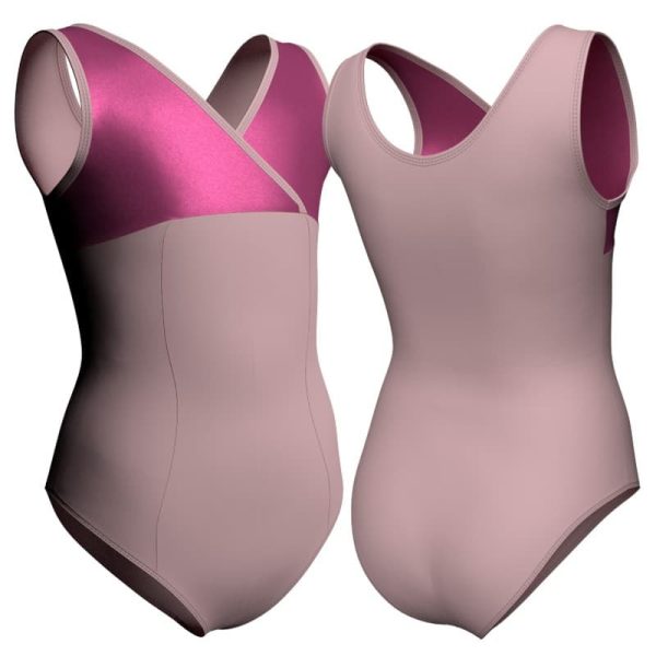 body danza canotta con inserto in lurex plx500t1