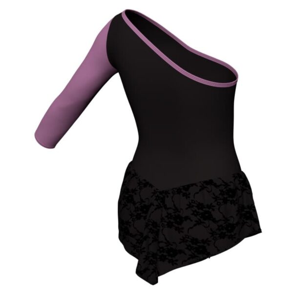 body danza con gonnellino in belen pro senza maniche e inserto sk714lcb999t3