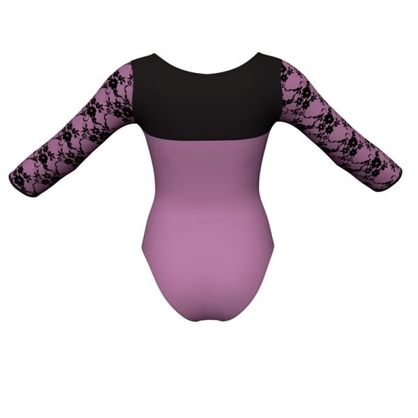 body danza in belen pro maniche 3 4 con inserto pla1161