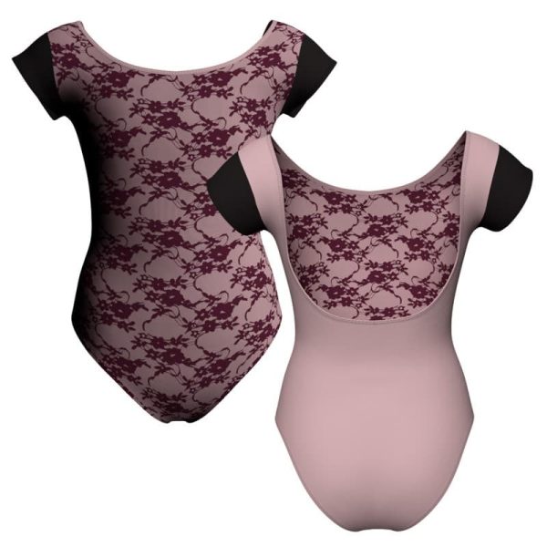 body danza in belen pro maniche aletta con inserto pla414t