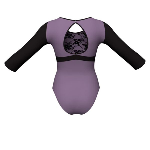 body danza in belen pro maniche lunghe con inserto pla1024