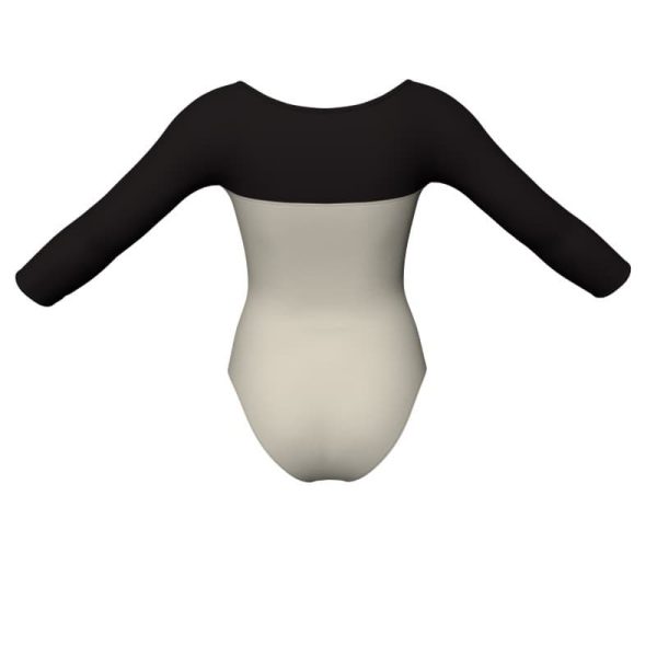 body danza in belen pro maniche lunghe con inserto pla2051