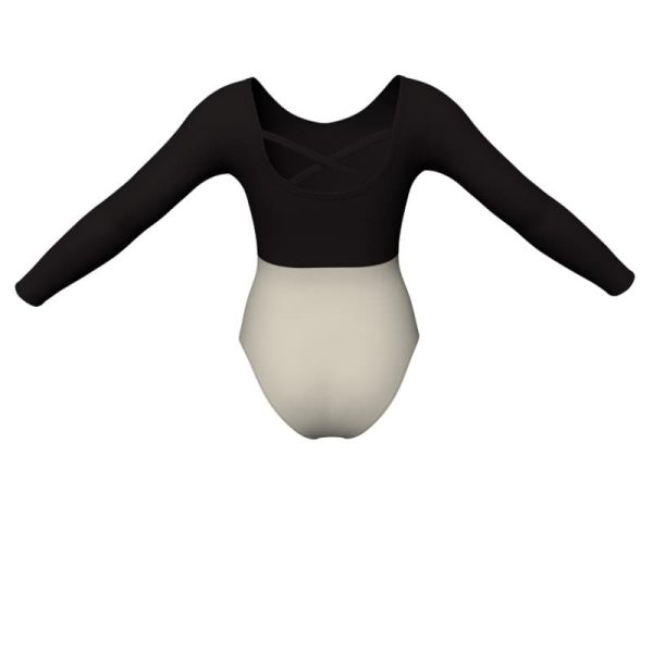 body danza in belen pro maniche lunghe con inserto pla2283