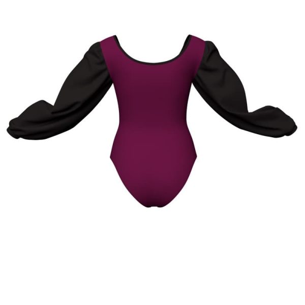 body danza in belen pro maniche lunghe con inserto pla26333