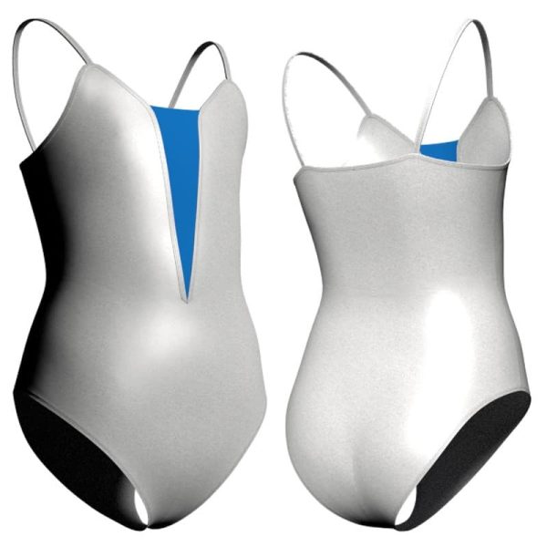 body danza in lurex bretelle con inserto pxl40w2