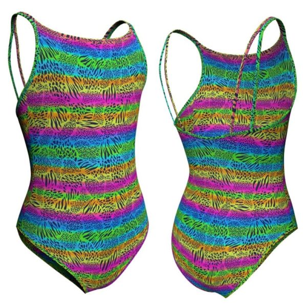 body danza in lycra stampata bretelle psa2021