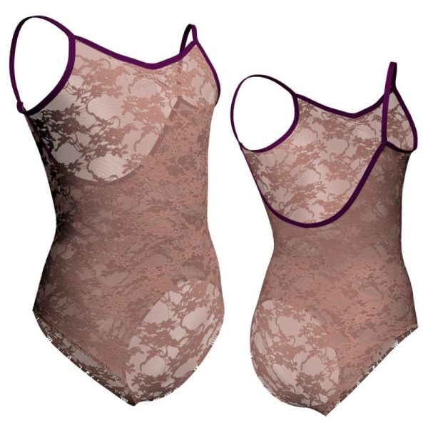 body danza in pizzo o rete bretelle ppf5061