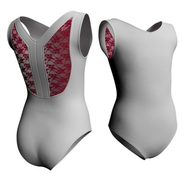 body danza inserti in pizzo atx206pz1