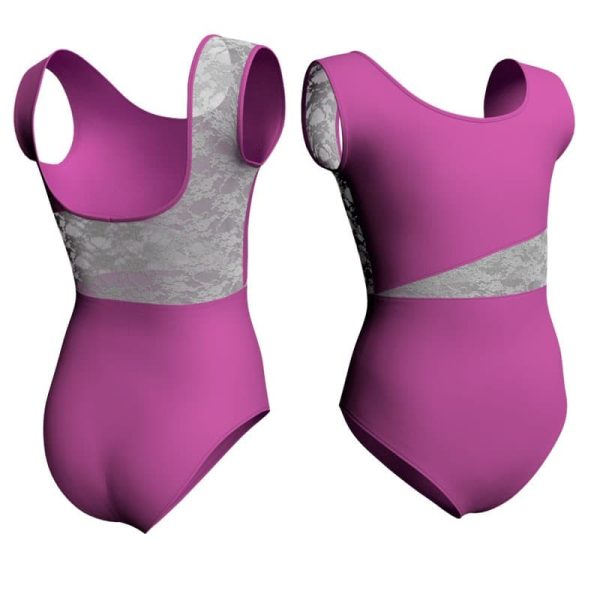 body danza inserti in pizzo atx236pz2