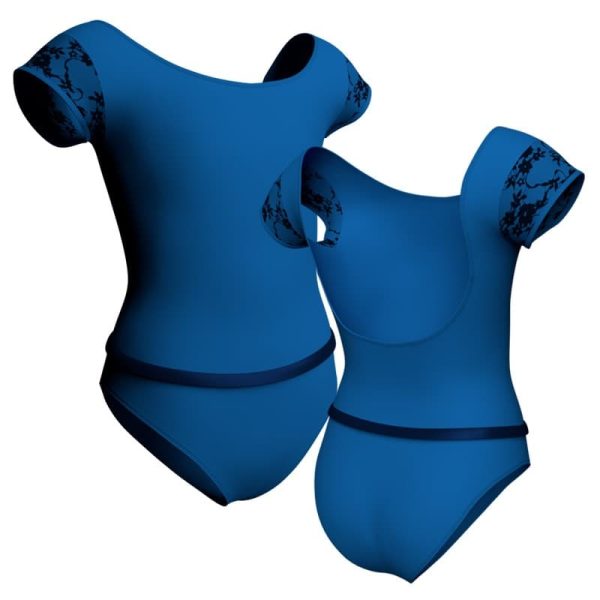 body danza maniche aletta con inserto belen pro plb2109t