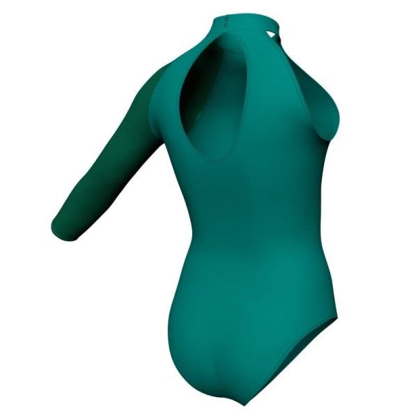 body danza monospalla con inserto in lurex plx119sst5