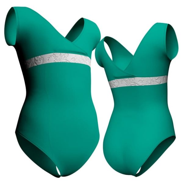 body danza senza maniche con inserto belen pbe121