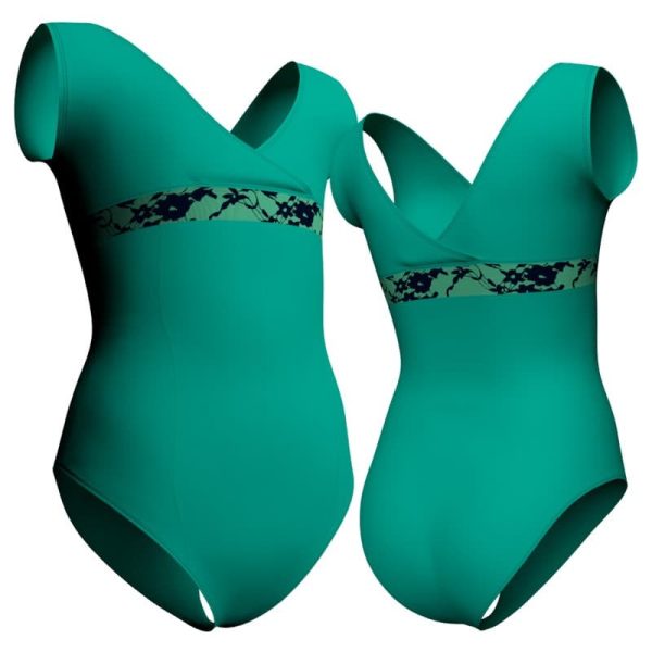 body danza senza maniche con inserto belen pro plb1211