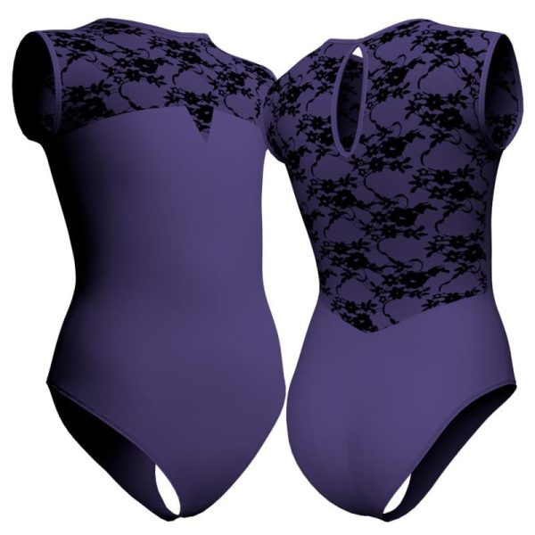 body danza senza maniche con inserto belen pro plb1231