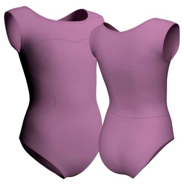 body danza senza maniche con inserto plc1001ss2