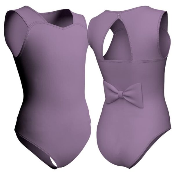 body danza senza maniche con inserto plcm10011