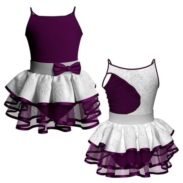 costume balletto bretelle con inserto belen pro ves109