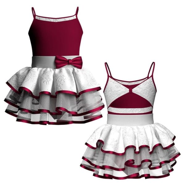 costume balletto bretelle con inserto belen pro ves13133