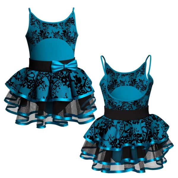 costume balletto bretelle con inserto belen pro ves215