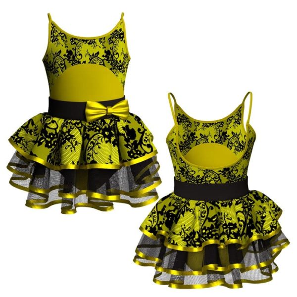 costume balletto bretelle con inserto belen pro ves21522