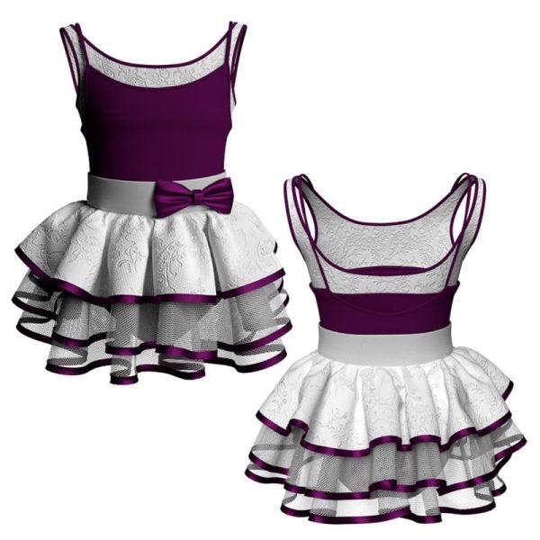 costume balletto bretelle con inserto belen pro ves21822