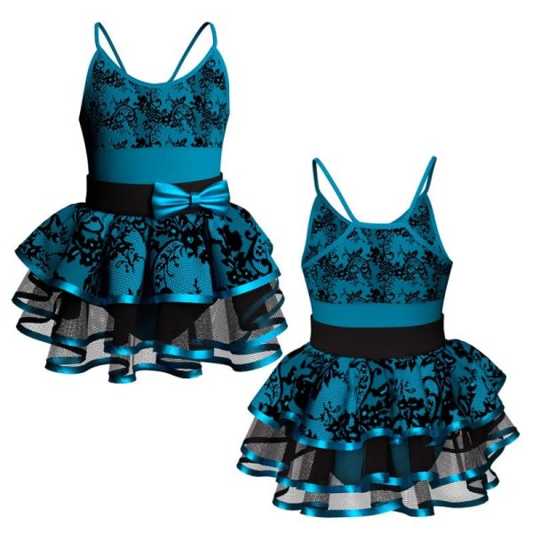 costume balletto bretelle con inserto belen pro ves22922 1