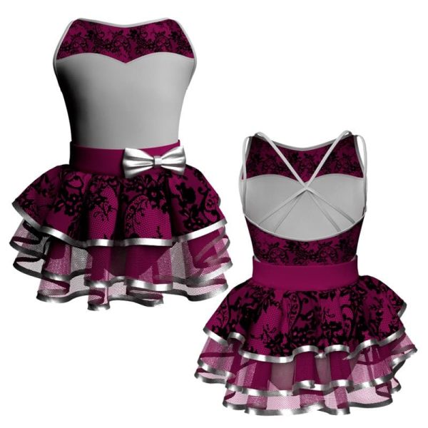 costume balletto bretelle con inserto belen pro ves234111