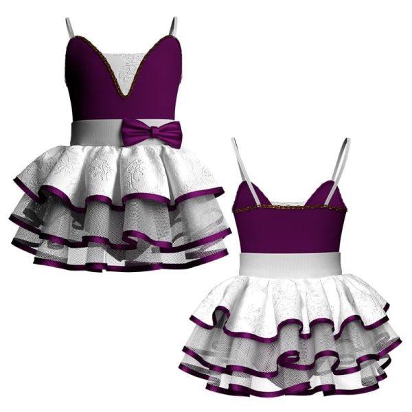 costume balletto bretelle con inserto belen pro ves252622