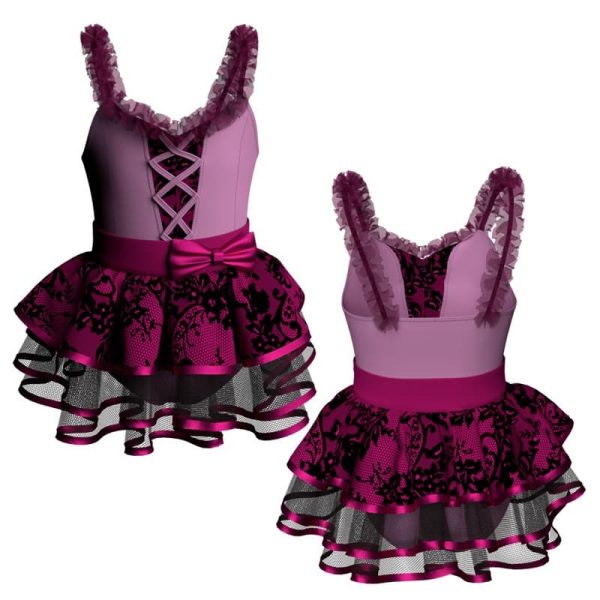 costume balletto bretelle con inserto belen pro ves252911