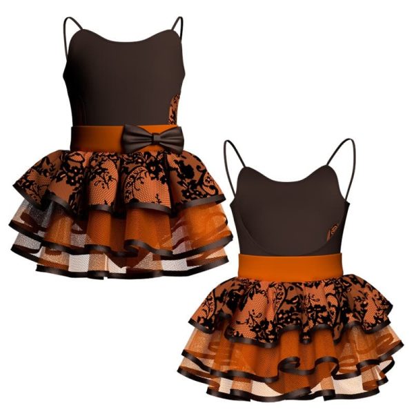 costume balletto bretelle con inserto belen pro ves2609111