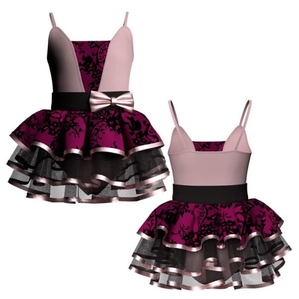 costume balletto bretelle con inserto belen pro ves261811