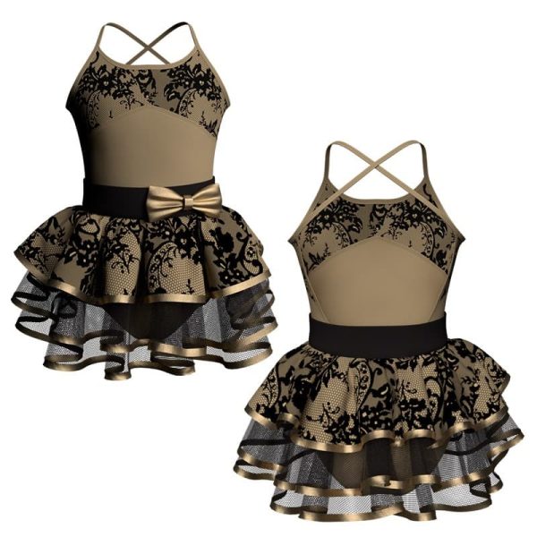 costume balletto bretelle con inserto belen pro ves3016111