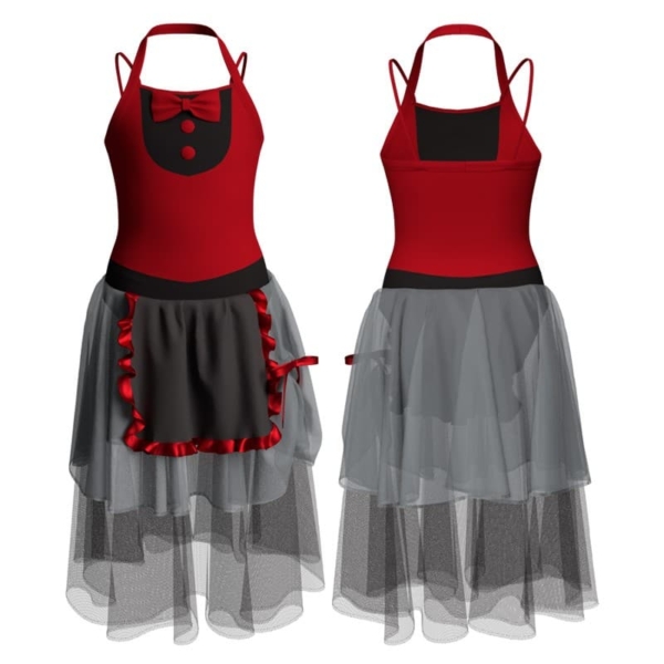 costume balletto bretelle con inserto yucm1003