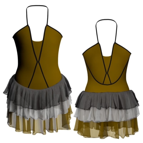 costume balletto bretelle con inserto yuh2024