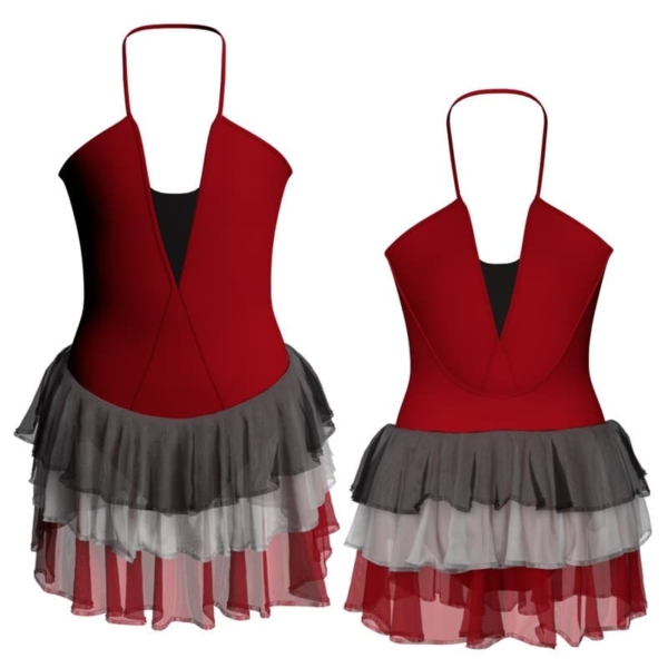 costume balletto bretelle con inserto yuh20241