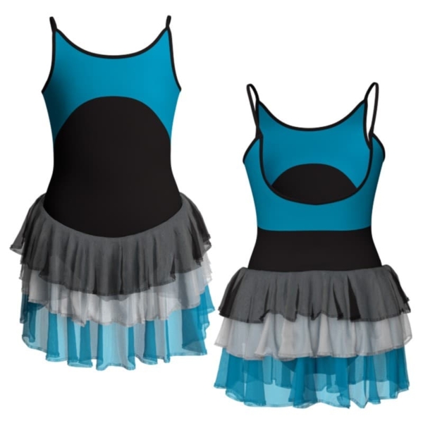 costume balletto bretelle con inserto yuh2151