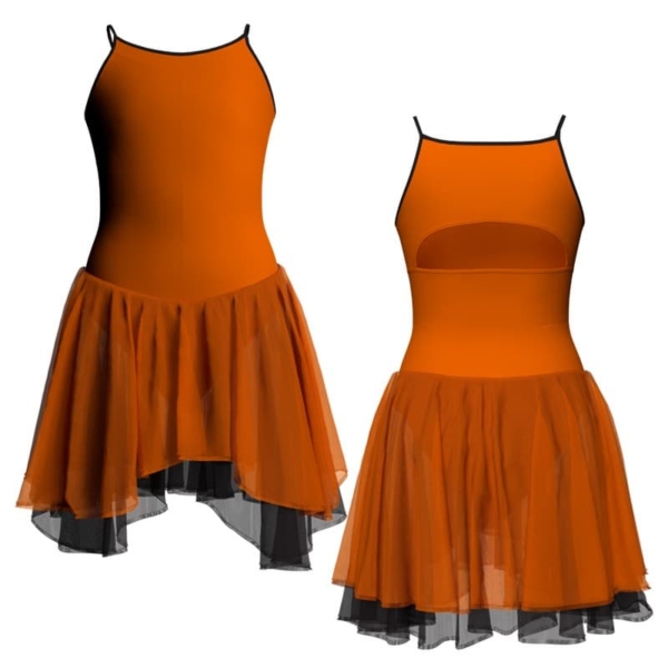 costume balletto bretelle con inserto yuk1291