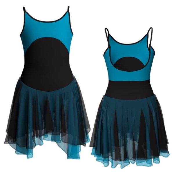 costume balletto bretelle con inserto yuk2151