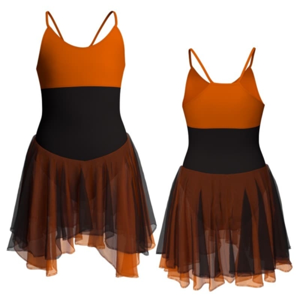 costume balletto bretelle con inserto yuk229