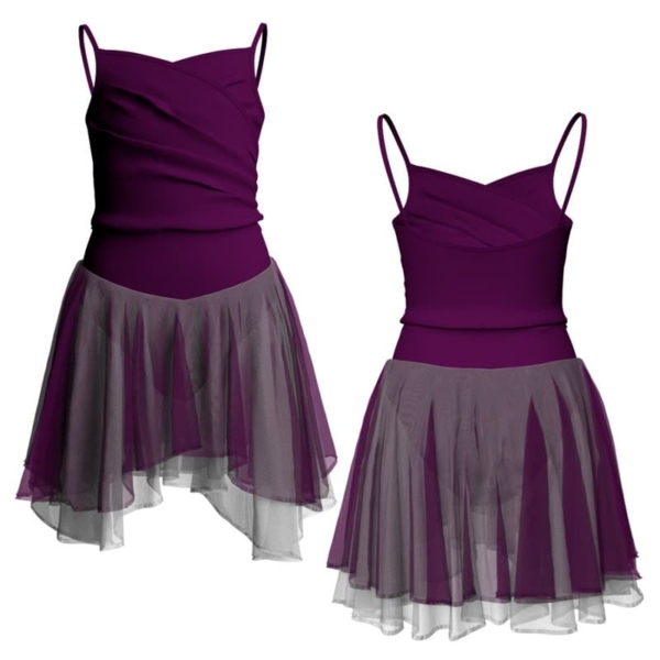 costume balletto bretelle con inserto yuk2510