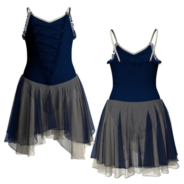 costume balletto bretelle con inserto yuk26241