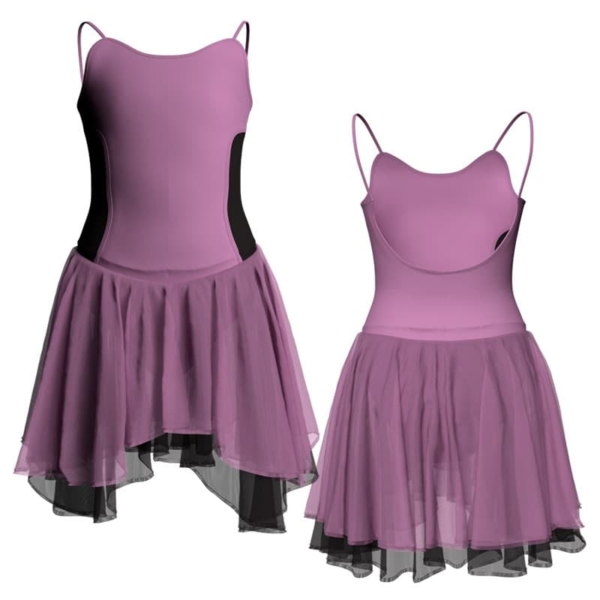 costume balletto bretelle con inserto yuk2629