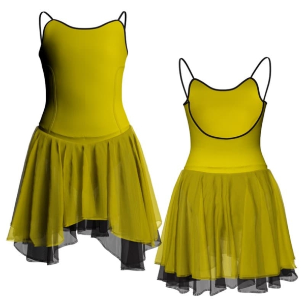 costume balletto bretelle con inserto yuk26291