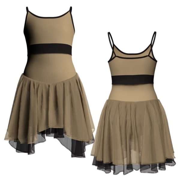 costume balletto bretelle con inserto yuk2815