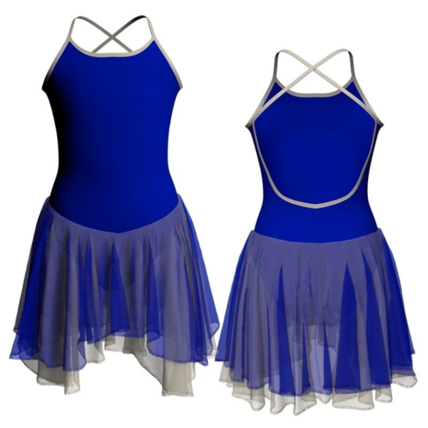 costume balletto bretelle con inserto yuk30161