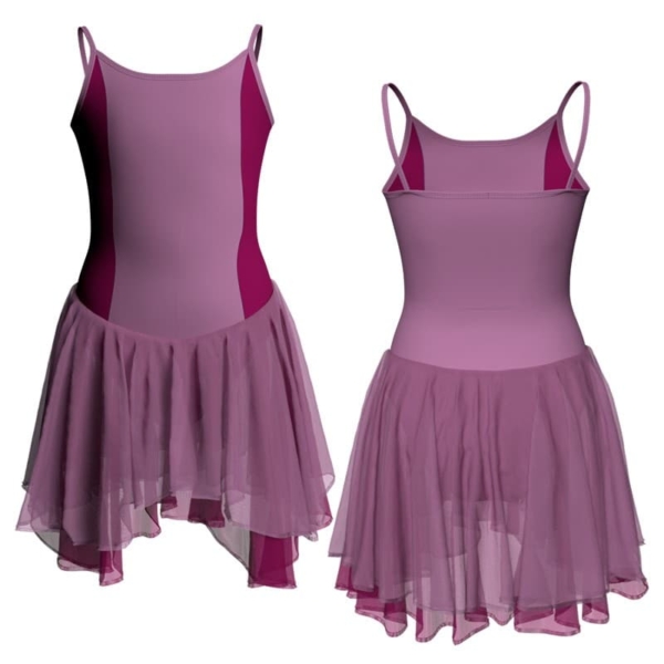 costume balletto bretelle con inserto yuk400t